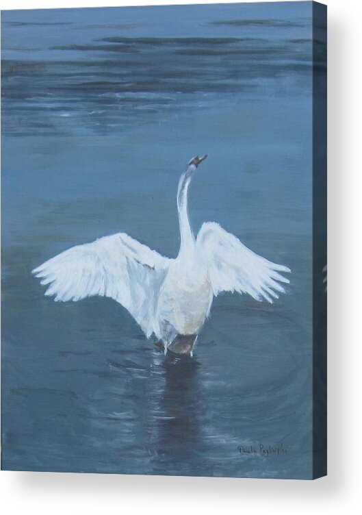 Acrylic Acrylic Print featuring the painting Let It Go by Paula Pagliughi