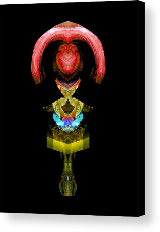 Tranquility Acrylic Print featuring the digital art Me a Doll 19 by Edgeworth Johnstone