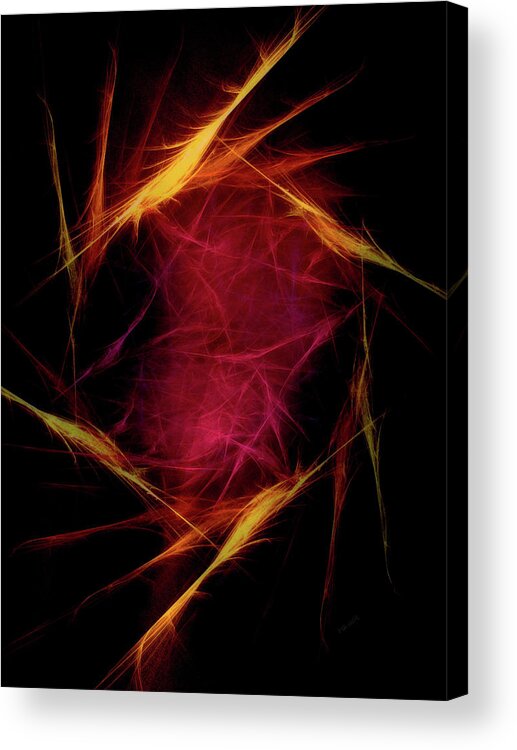  Acrylic Print featuring the digital art Mitosis by Michelle Hoffmann