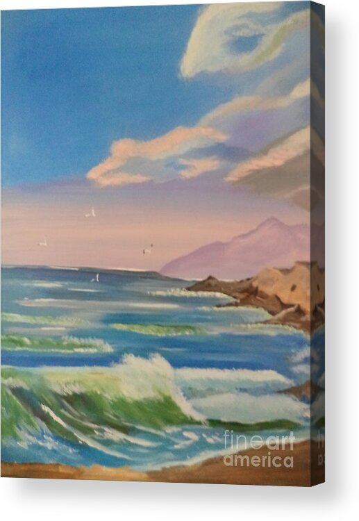  Acrylic Print featuring the painting Morning Paradise # 279 by Donald Northup