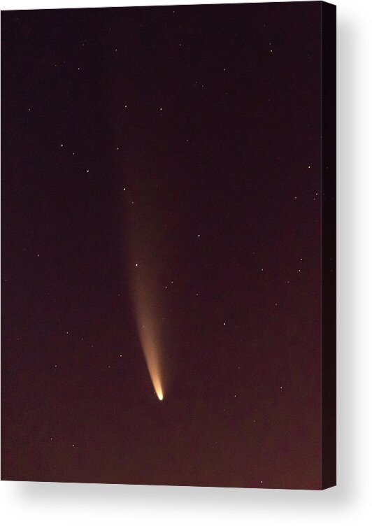 Comet Acrylic Print featuring the photograph Neowise Comet 7-12 KC4 by Steve Ferro