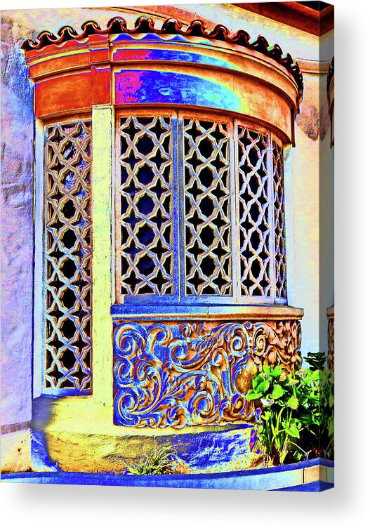 Architecture Acrylic Print featuring the photograph Now THAT'S a Window by Andrew Lawrence