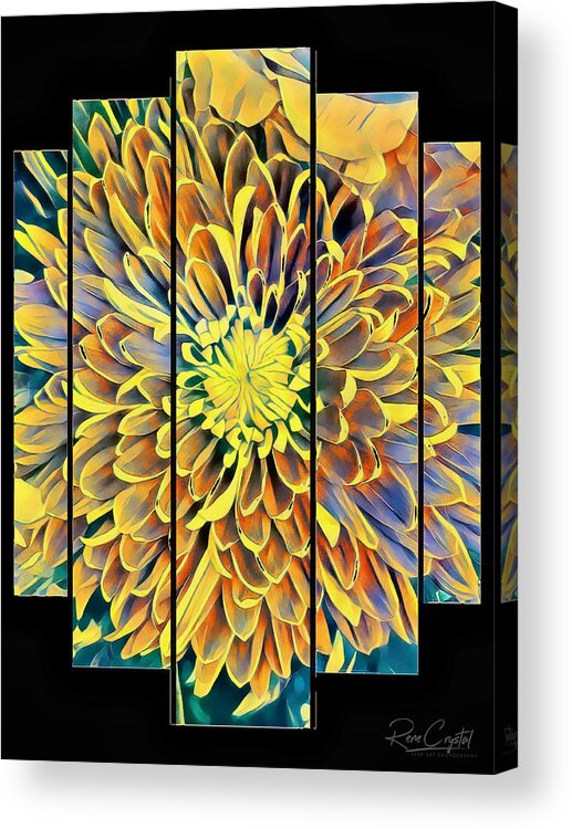 Flora Acrylic Print featuring the photograph Oh, Dahlia by Rene Crystal
