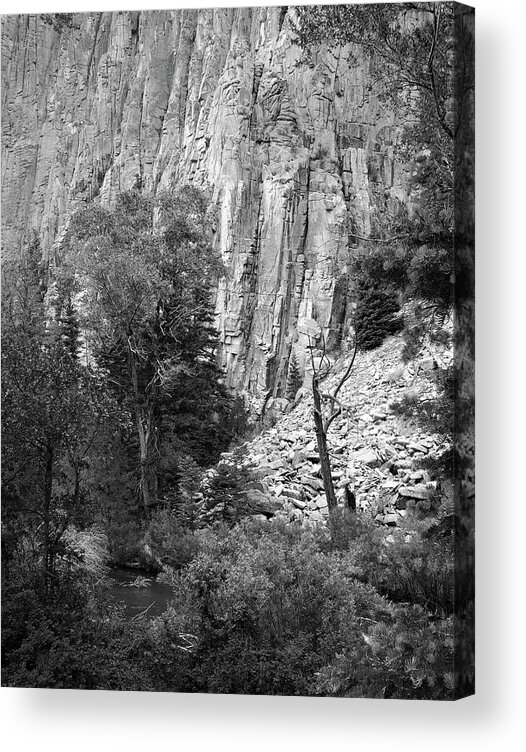 Photography Acrylic Print featuring the photograph Palisades - Image 1095, Northern New Mexico by Richard Porter