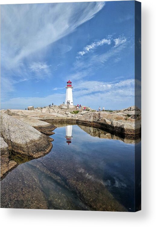Peggy's Cove Acrylic Print featuring the photograph Peggy's Cove Midday by Yvonne Jasinski