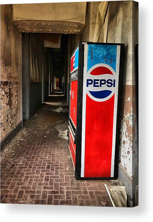  Acrylic Print featuring the photograph Pepsi by Stephen Dorton