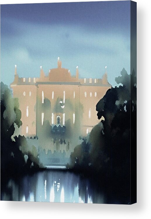  Acrylic Print featuring the digital art Presidential Palace by Michelle Hoffmann