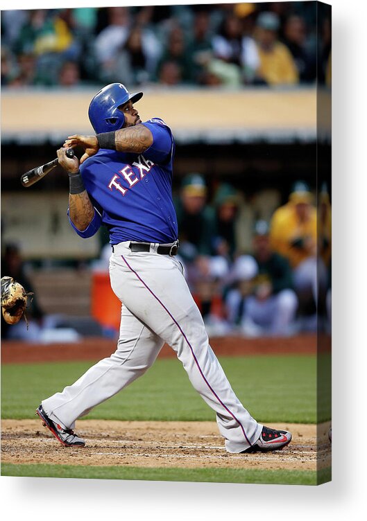 People Acrylic Print featuring the photograph Prince Fielder by Ezra Shaw