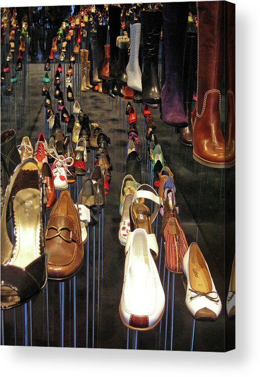 Shoe Acrylic Print featuring the photograph Put Your Shoes ... by Juergen Weiss