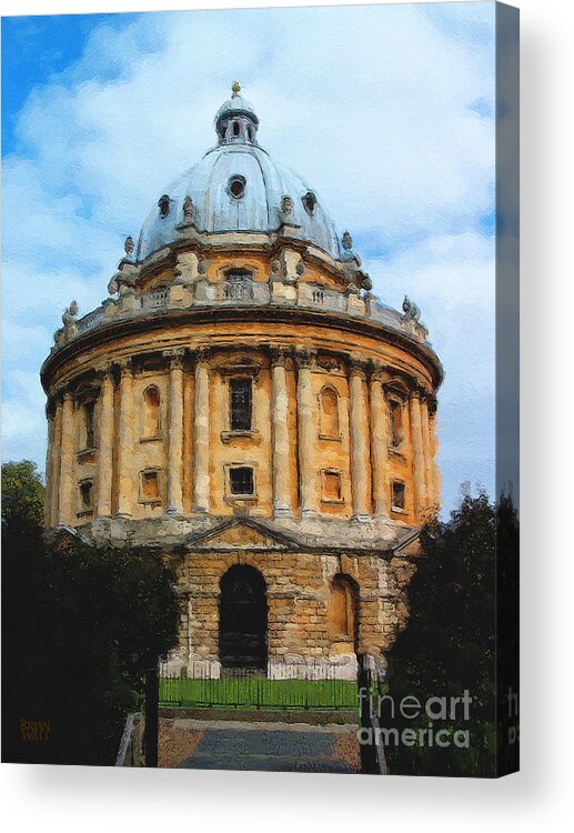 Radcliff Camera Acrylic Print featuring the photograph Radcliff Camera Oxford by Brian Watt