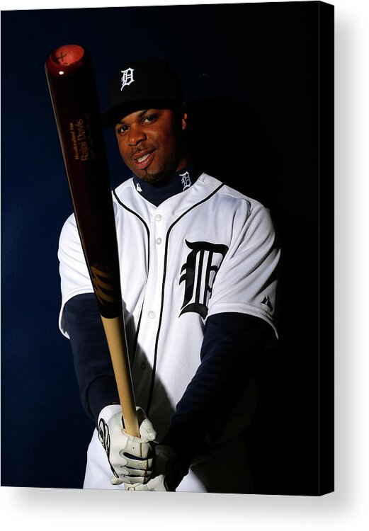 Media Day Acrylic Print featuring the photograph Rajai Davis by Kevin C. Cox