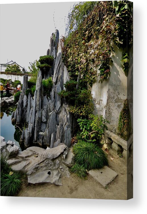 China Acrylic Print featuring the photograph Rock Garden by Kerry Obrist