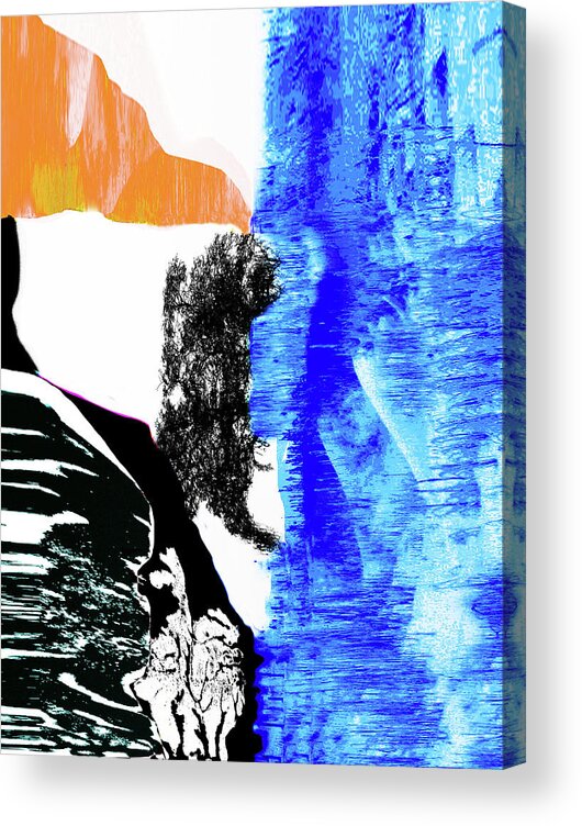 Acrylic Print featuring the digital art Seen From Another Point of View 2 by Cristina Leon
