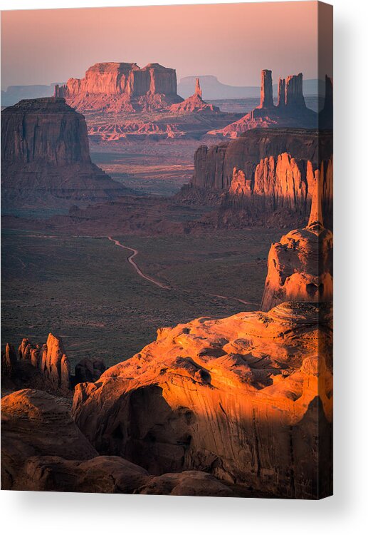 Buttes Acrylic Print featuring the photograph Spires and Mesas by Peter Boehringer