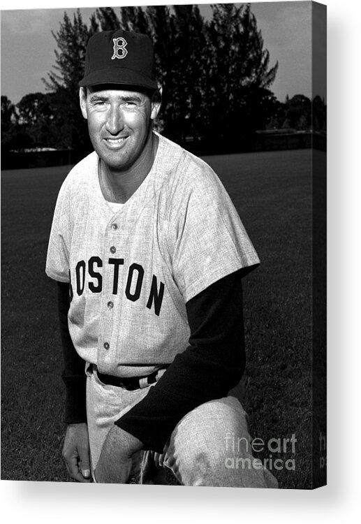 People Acrylic Print featuring the photograph Ted Williams by Olen Collection