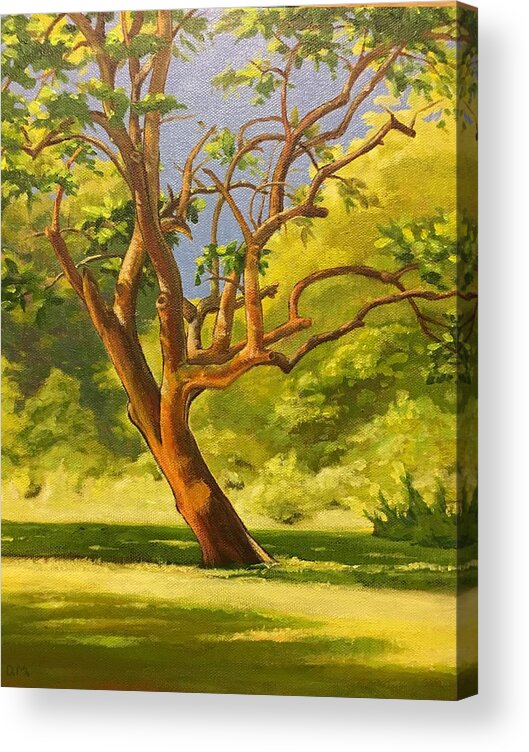 Tree Acrylic Print featuring the painting The Baron of Westerwood by Don Morgan