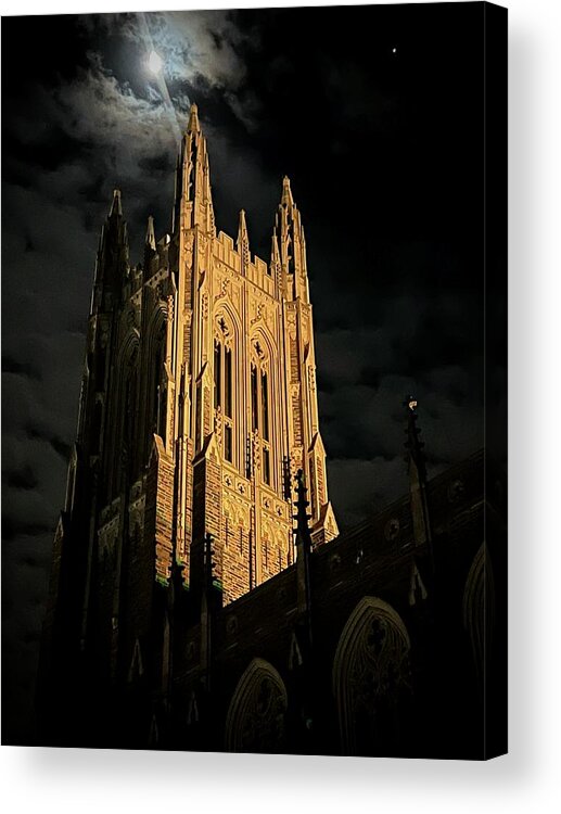 Dukechapel Acrylic Print featuring the digital art The Tower by Gina Harrison
