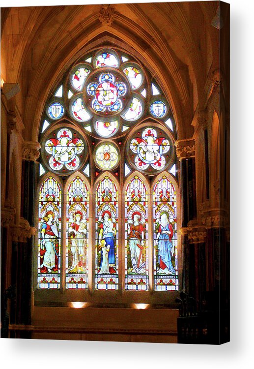 Religious Acrylic Print featuring the photograph The Window 3 by Mike McGlothlen
