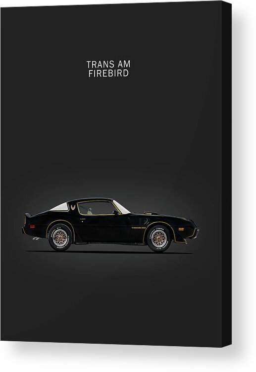 Pontiac Firebird Acrylic Print featuring the photograph Trans Am Firebird by Mark Rogan