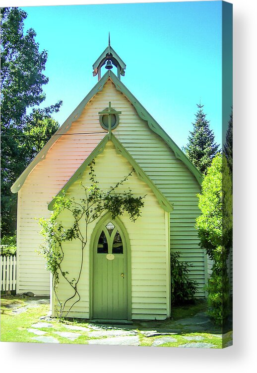 Bell Acrylic Print featuring the photograph Welcome to the Congregation by Leslie Struxness