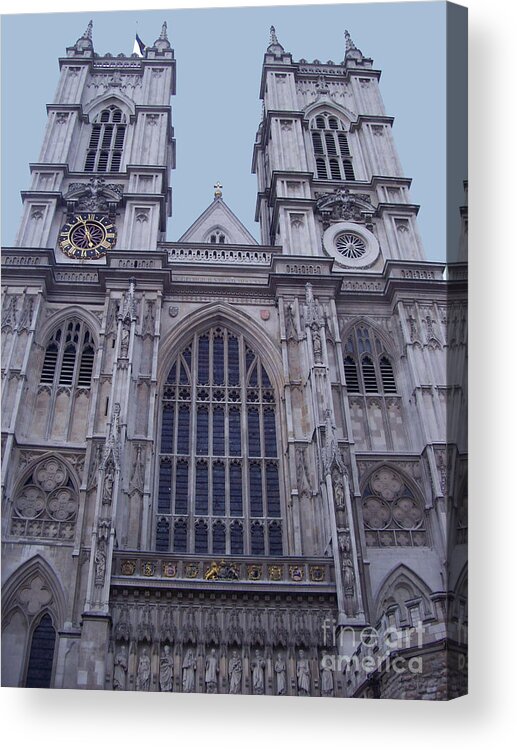 Canada Acrylic Print featuring the photograph Westminster Abbey by Mary Mikawoz