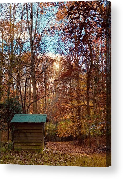 Fall Acrylic Print featuring the photograph Yesterdays autumn dream by Jason Bohannon