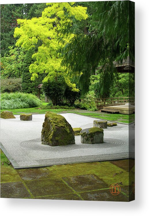 Seattle Acrylic Print featuring the photograph Zen Garden by Grey Coopre