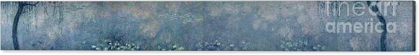 Monet Acrylic Print featuring the painting The Waterlilies, The Two Willows by Claude Monet