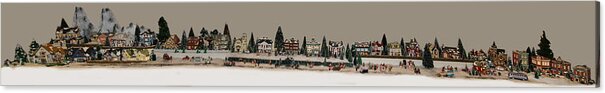 Christmas Village Acrylic Print featuring the photograph Christmas Village by Larry Linton