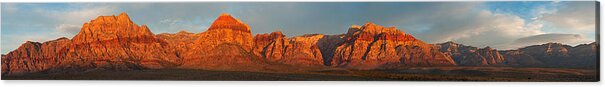 Rock Acrylic Print featuring the photograph Red Line by Darren Bradley