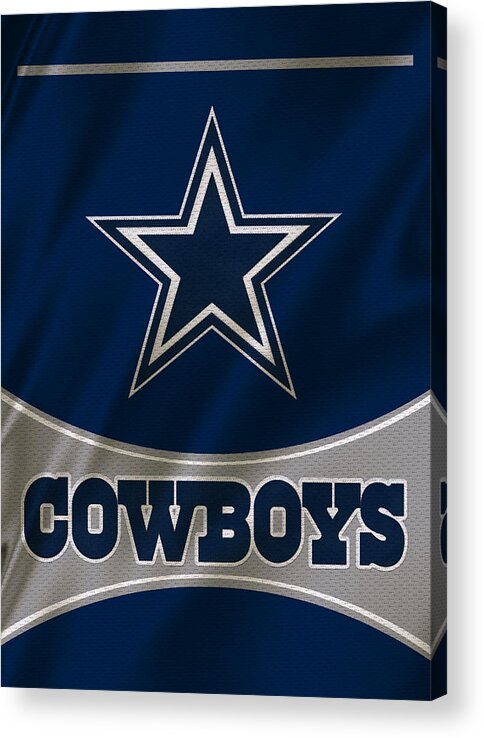Cowboys Acrylic Print featuring the photograph Dallas Cowboys Uniform by Joe Hamilton