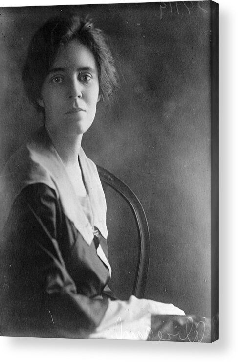 1918 Acrylic Print featuring the photograph Alice Paul #3 by Granger