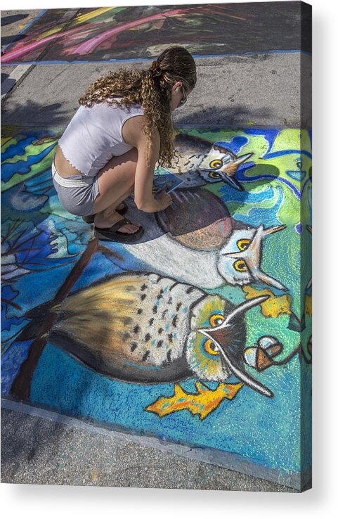 Florida Acrylic Print featuring the photograph Lake Worth Street Painting Festival #8 by Debra and Dave Vanderlaan