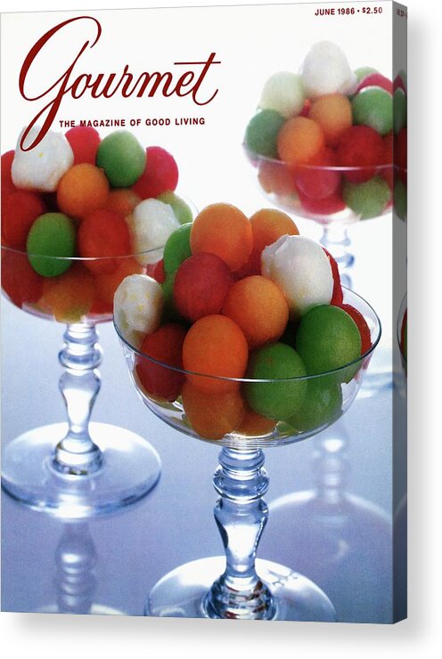 Food Acrylic Print featuring the photograph A Gourmet Cover Of Melon Balls by Romulo Yanes