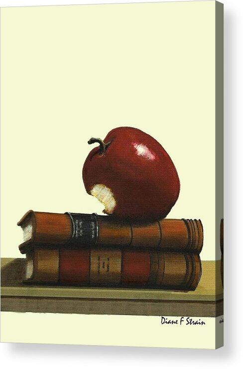 Fineartamerica.com Acrylic Print featuring the painting A Teacher's Gift Number 1 by Diane Strain