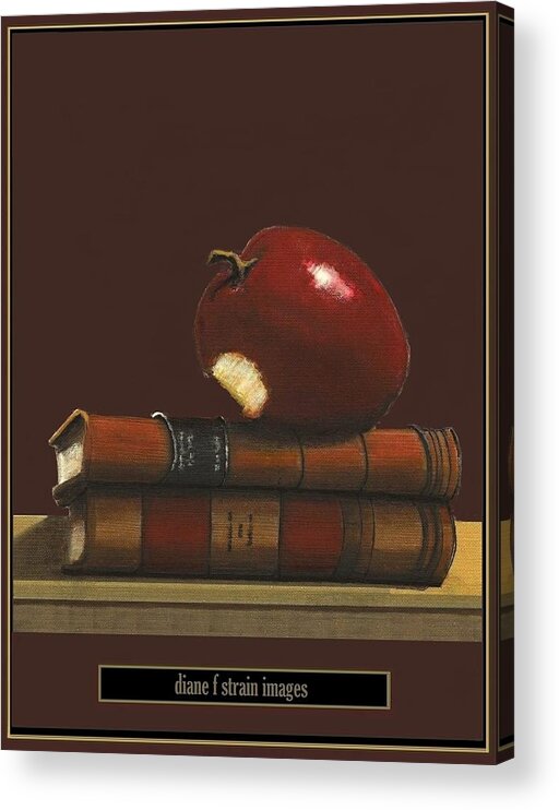 Fineartamerica.com Acrylic Print featuring the painting A Teacher's Gift Number 20 by Diane Strain