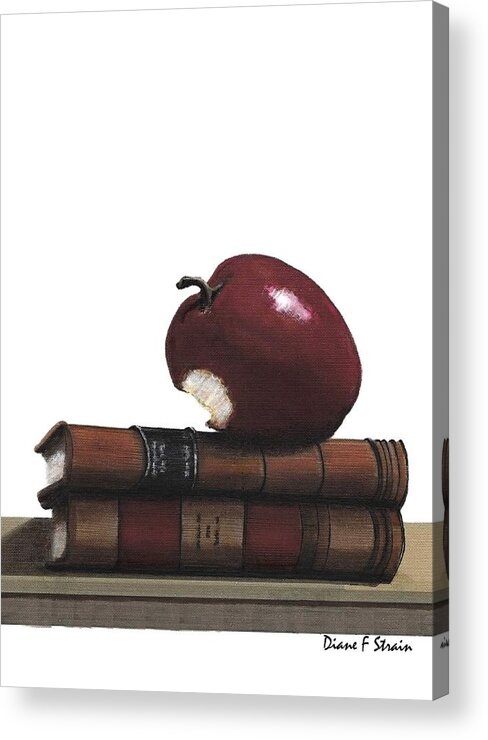 Fineartamerica.com Acrylic Print featuring the painting A Teacher's Gift  Number 9 by Diane Strain