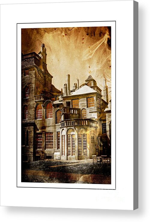 Architecture Acrylic Print featuring the photograph A Vision Or Dream by Marcia Lee Jones