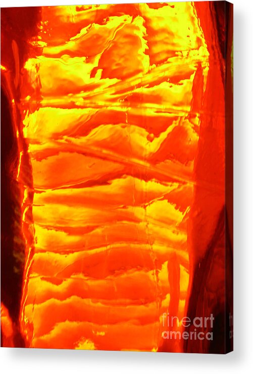 Orange Acrylic Print featuring the photograph Abstract Orange by Amanda Barcon