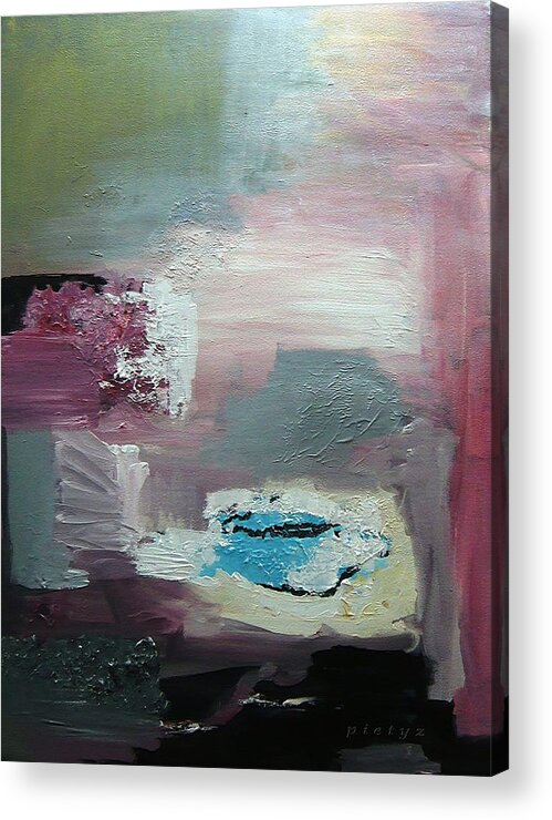 Abstracts Acrylic Print featuring the painting Abz 111 by Piety Dsilva