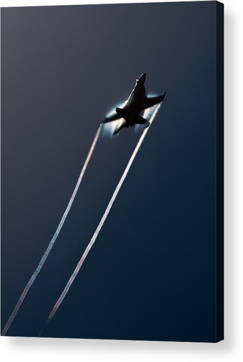 F-18 Acrylic Print featuring the photograph Ascending to the Heavens by John Daly