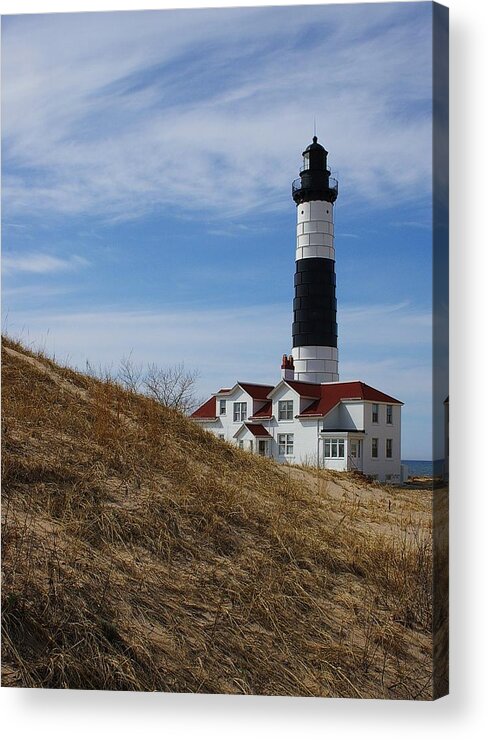 Lighthouse Acrylic Print featuring the photograph Big Sable by Randy Pollard