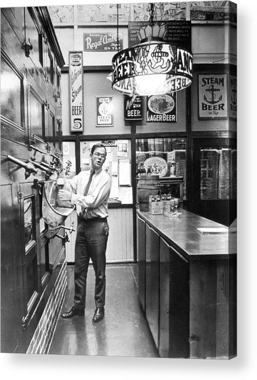 Retro Images Archive Acrylic Print featuring the photograph Brewery or Bar? by Retro Images Archive