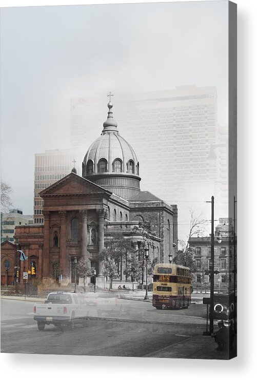 Philadelphia Acrylic Print featuring the photograph Cathedral Basilica of Saints Peter and Paul by Eric Nagy