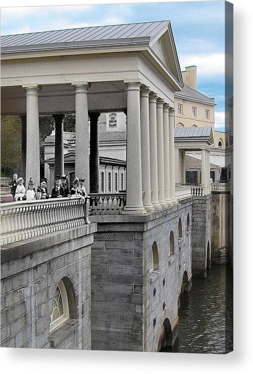 Philadelphia Acrylic Print featuring the photograph Children at the Water Works by Eric Nagy