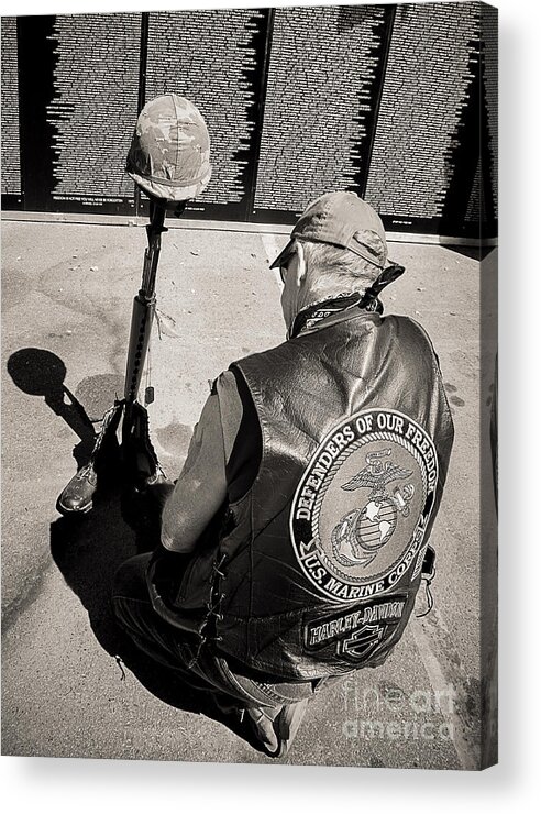 War Acrylic Print featuring the photograph Defenders of Our Freedom by Norma Warden