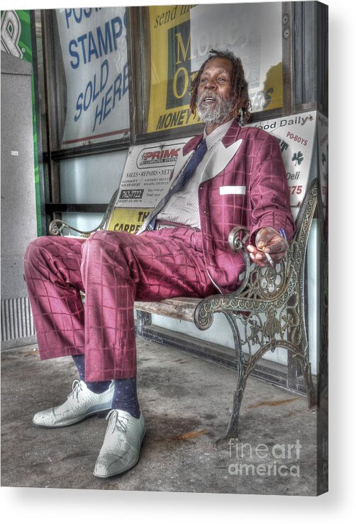 Earl Robinson Acrylic Print featuring the photograph Earl Robinson of Gautier by David Bearden