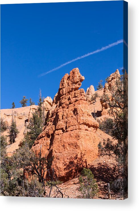 Landscape Acrylic Print featuring the photograph Fanciful Rock Shapes by John M Bailey
