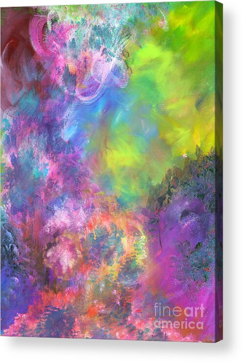 Fire Acrylic Print featuring the painting Fire Storm by Jason Stephen