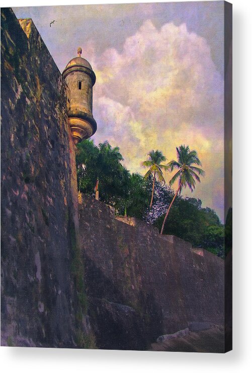 Fortress Acrylic Print featuring the photograph Fortress by John Rivera
